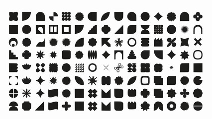 Geometric shapes stock illustration