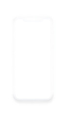 Soft-focus edge glow on pure white, subtle dimension, zero clutter, mobile ad or app onboarding background