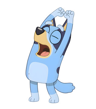 Kawaii Bluey Puppy PNG SVG Bundle | Kids Room & Nursery Decor