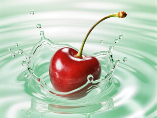 cherry in water
