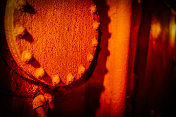 錆びたフランジ接写