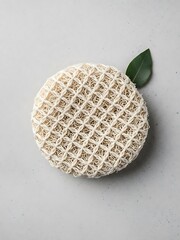 Natural fiber scrub pad for sustainable lifestyle and eco-conscious living