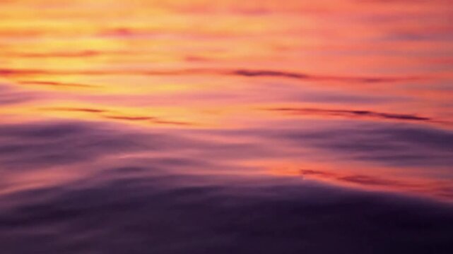 Golden Hour Ocean Mirror ocean reflections summer Vibrant reflections of a summer sunset or sunrise on a perfectly still, glassy
