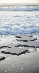 Geometric Pathway Interacting Harmoniously with the Ocean's Rhythmic Embrace
