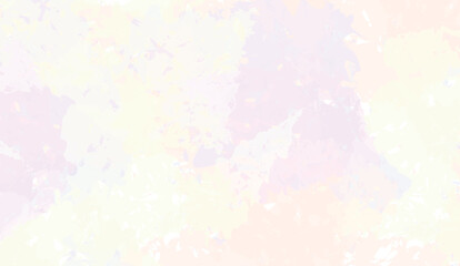 Soft pastel abstract background with gentle pink yellow and purple watercolor splatters for elegant design