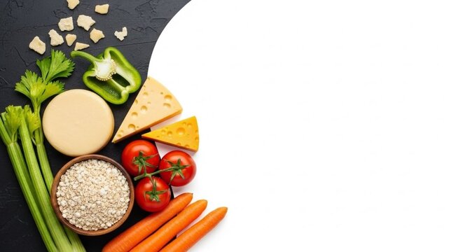 Food background fresh vegetables