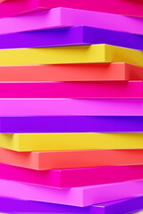 3d illustration of a classic  abstract  colorful background with lines. PRint from the waves. Modern graphic texture. Geometric pattern.