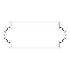simple line border vector
