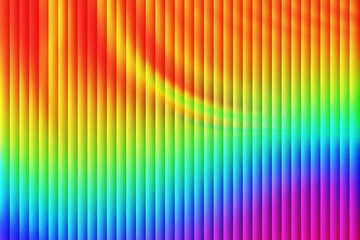 Rainbow Spectrum of Light: A captivating display of vibrant hues radiates a sense of positivity and dynamic movement, capturing the beauty of a natural phenomenon.