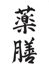 薬膳（筆文字）