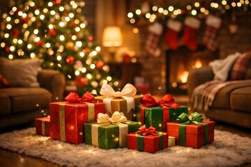 Christmas Morning Anticipation 3D Art