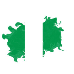 Nigerian Brush Flag Texture