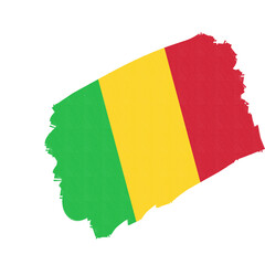 Mali Brush Flag Texture