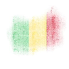 Mali Brush Flag Texture