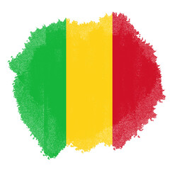 Mali Brush Flag Texture
