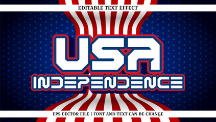 USA Independence Day celebration with American flag background vector graphic