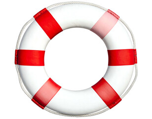 Red and white ring, safety device, water rescue equipment