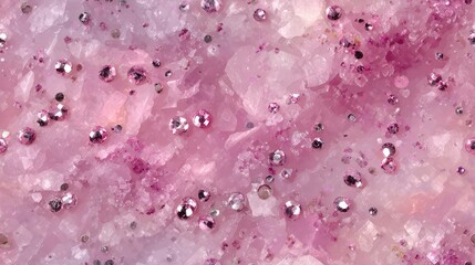 Fototapeta premium Sparkling Pink Glitter Texture Background Shimmering Festive Design for Holidays Crafts and