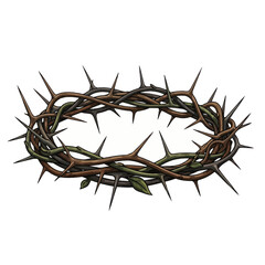 Obraz premium Crown of Thorns A Symbol of Sacrifice and Suffering 3.