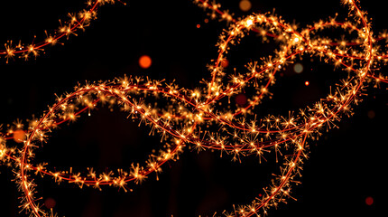 Festive Sparkle Light Trails