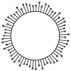 vector illustration of a circle