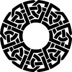 abstract background with round ornament