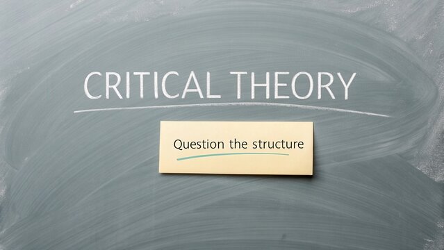 Critical Theory Concept on Chalkboard with Emphasis on Questioning Existing Structures in Educational Settings