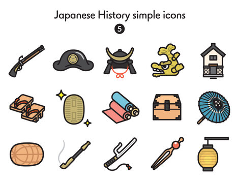 シンプルアイコン集 日本史5