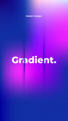 Modern Abstract Gradient Background with Vibrant Blue and Purple Mesh, Fluid Liquid Texture for Social Media Stories, Mobile Wallpaper, and Creative Vertical Poster Design