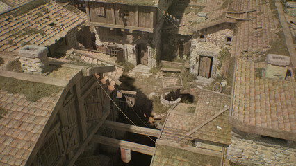 中世の村　井戸のある暮らし