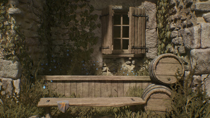 中世の村　忘れられた窓辺