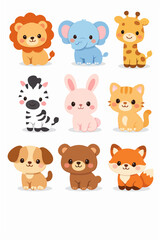 Obraz premium set of animals