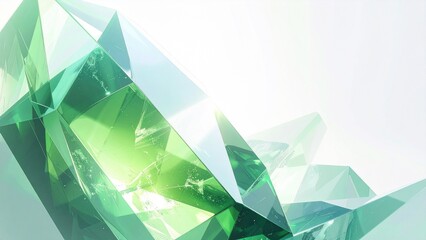 クリスタル・透明感のある背景素材 16:9サイズ AI生成素材