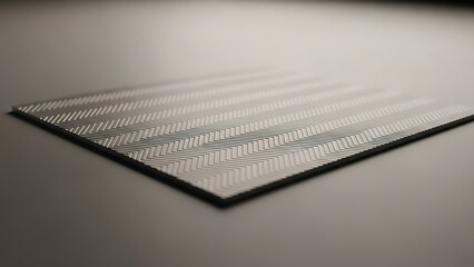 Abstract Geometric Pattern on Modern Black and White Surface with Textured Zigzag Design