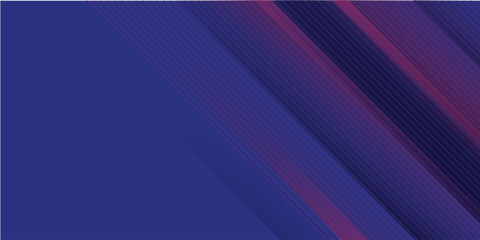 Dark blue abstract wide background with red light line stripes decoration. Modern tech corporate concept background design