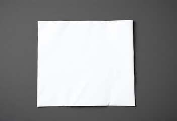 Crisp white paper folded neatly, showing clean creases, white paper, card