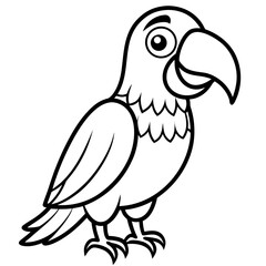 Obraz premium parrot on a branch