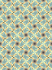 Floral damask oreintal seamless pattern warm color.Geometric motif flower ornament hand drawn vector element.Ethnic traditional Indian,Arabian,tribal illustration.For print,fabric,carpet,wrap,decorate