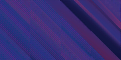 Dark blue abstract wide background with red light line stripes decoration. Modern tech corporate concept background design