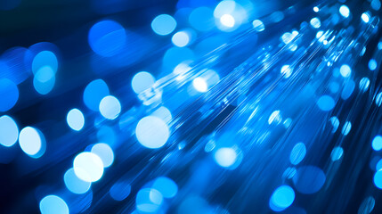 blue bokeh background