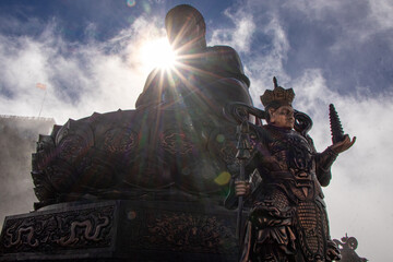 Giant Buddha on the slopes of Fansipan, Vietnam	