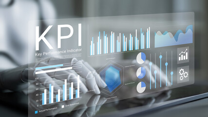 This image showcases a modern business analytics dashboard featuring key performance indicators and various data visualizations to enhance decision making in corporate settings. Gantry