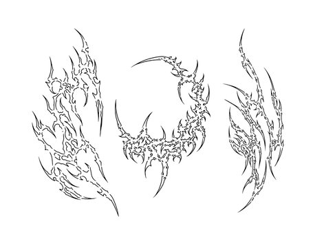Cybersigilism tattoo design