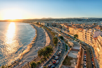 The City of Nice on the French Riviera