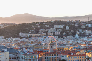The City of Nice on the French Riviera