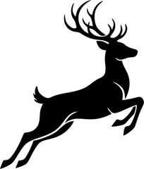 Fototapeta premium deer silhouette vector