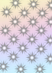 Abstract starburst pattern on a pastel gradient background, creating a visually appealing and elegant design