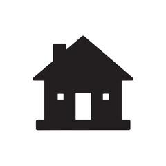 House vector icon on white back ground