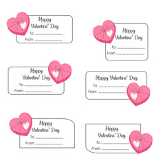 Valentine&rsquo;s Day Gift Tags and Labels Collection
