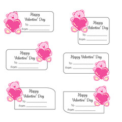 Valentine&rsquo;s Day Gift Tags and Labels Collection